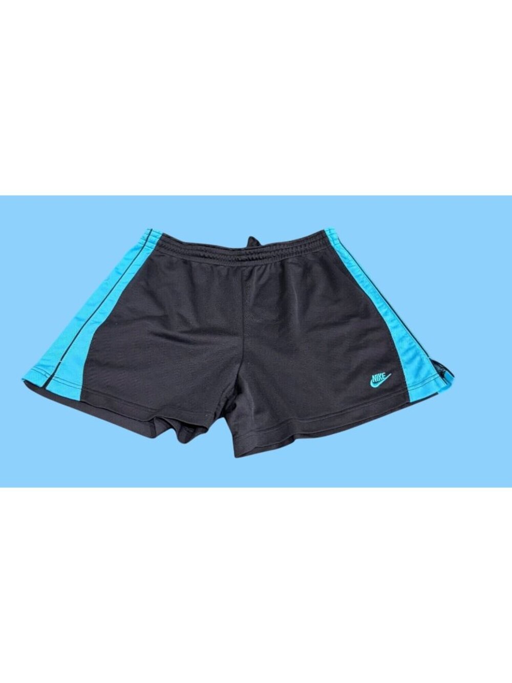 Boys’ Nike Dri‑Fit Shorts Black Blue Stripe L 228573‑011